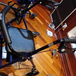 4 wheel walker ,chair
