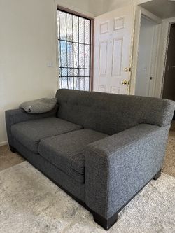 Grey Loveseat