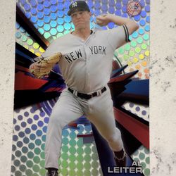 2015 Topps High Tek Baseball Dots Parallel AL LEITER Yankees