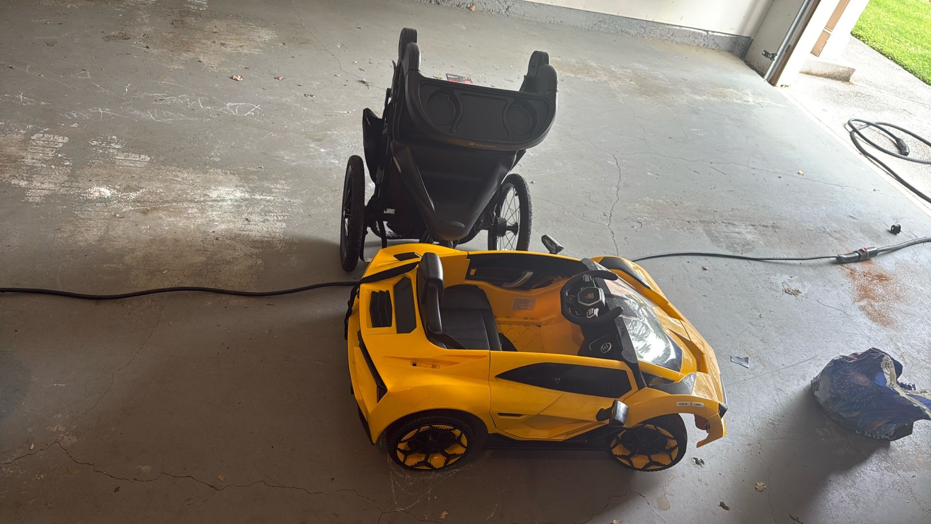Stroller And Remote Lamborghini For 1-3 Yr Old
