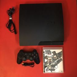 Sony PlayStation 3 (PS3) Slim Console 320GB w/ Kane & Lynch: Dead Men