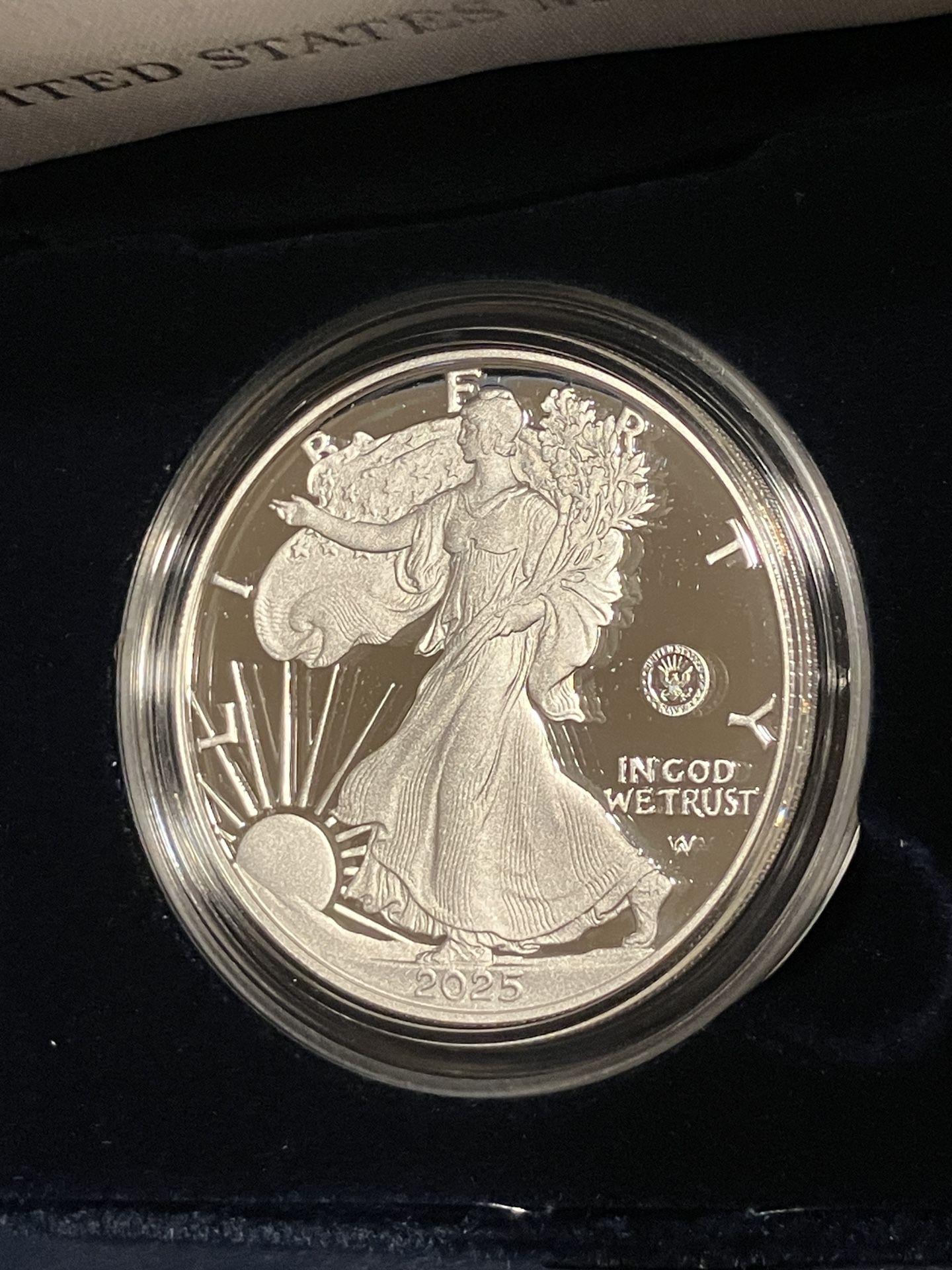 250th Anniversary United States Navy American Eagle One Ounce Silver Proof Coin 