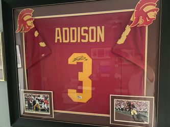 Signed Jordan Addison USC Football Jersey!