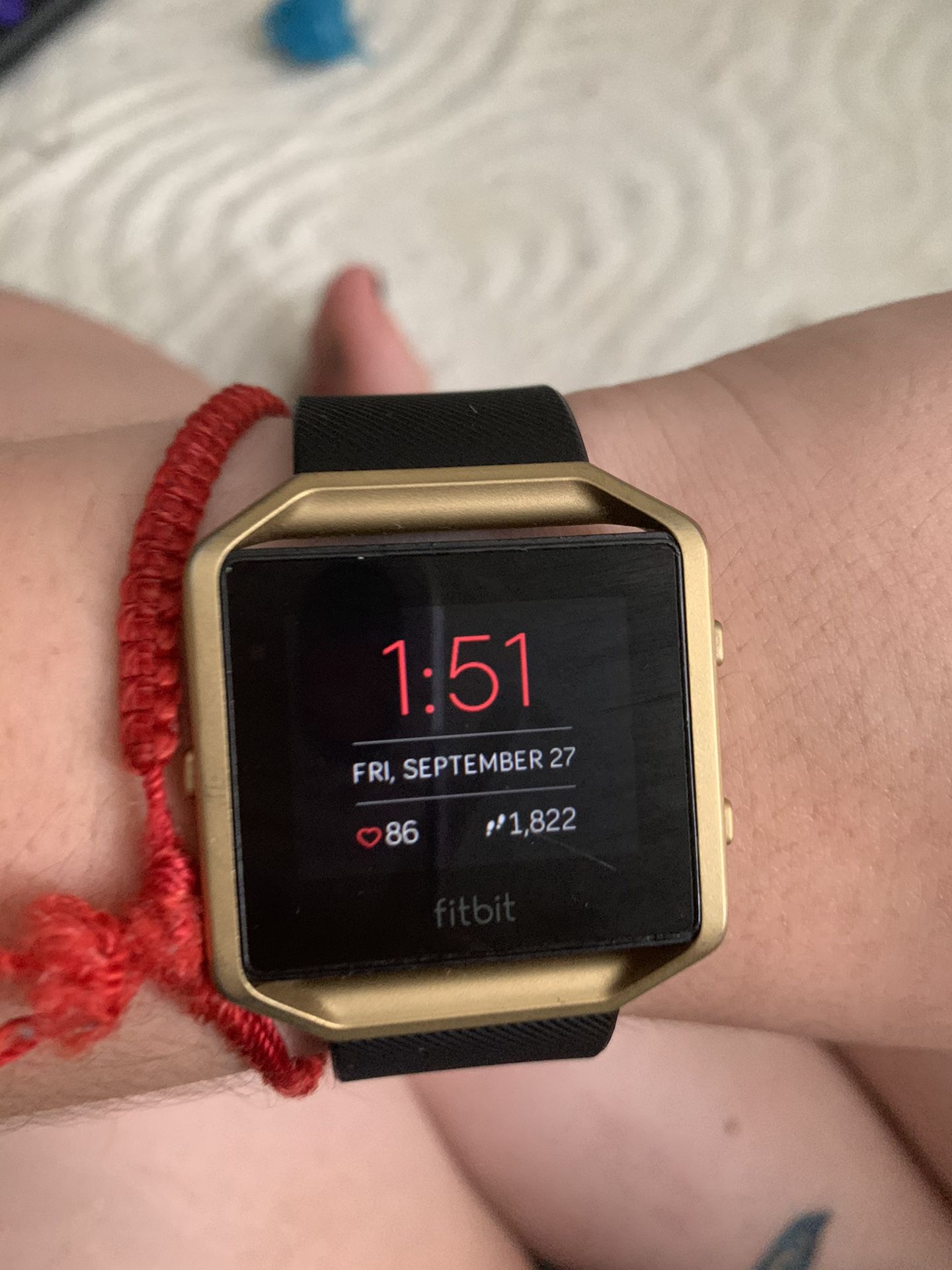 Fitbit blaze with 3 watch bands