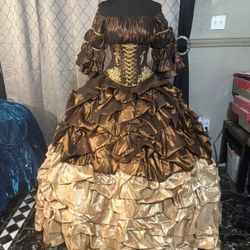 Homemade Quinceañera Dress