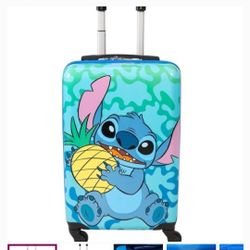 NEW! Kids Disney Lilo and Stitch 18" Carry on Hardside Spinner Luggage Suitcase