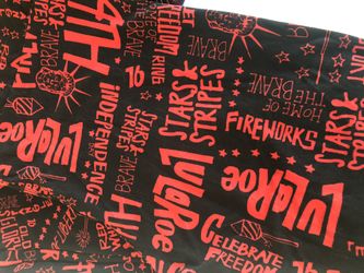 New Lularoe tc 4th of July leggings