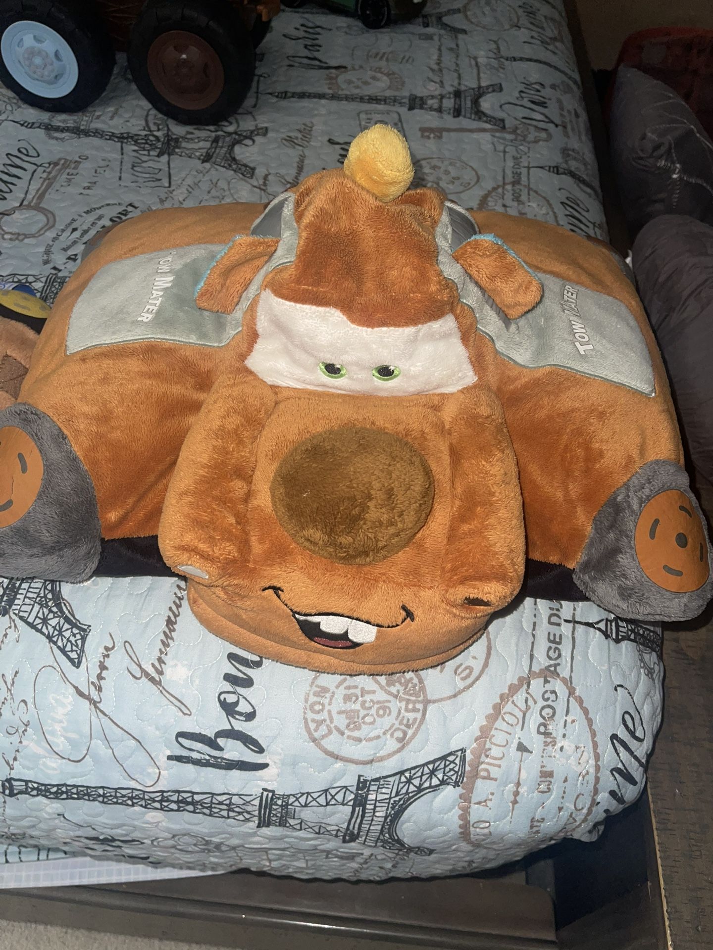 3 Super Cute Tow Mater Pillow Pets Never Used Only Had As Decoration One Has Lights .
