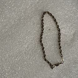 Vintage 10k Gold Rope Bracelet ( Pls Read Description Below)