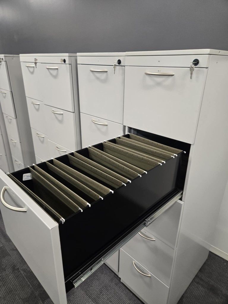 Metal File Cabinet Letter Size With Key By Herman Miller