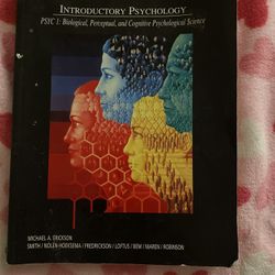 Introductory Psychology, Author, Micheal A Erickson