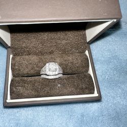 Wedding Band Set 1 1/2 Carats 