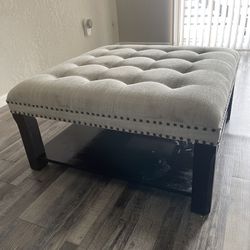 Large Tufted Ottoman