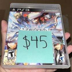 PlayStation 3 Video Game PS3 Anime Manga BlazBlue Continuum Shift