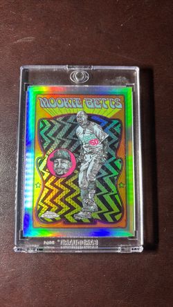 2023 Topps Chrome Case hit Ultra Violet Mookie Betts