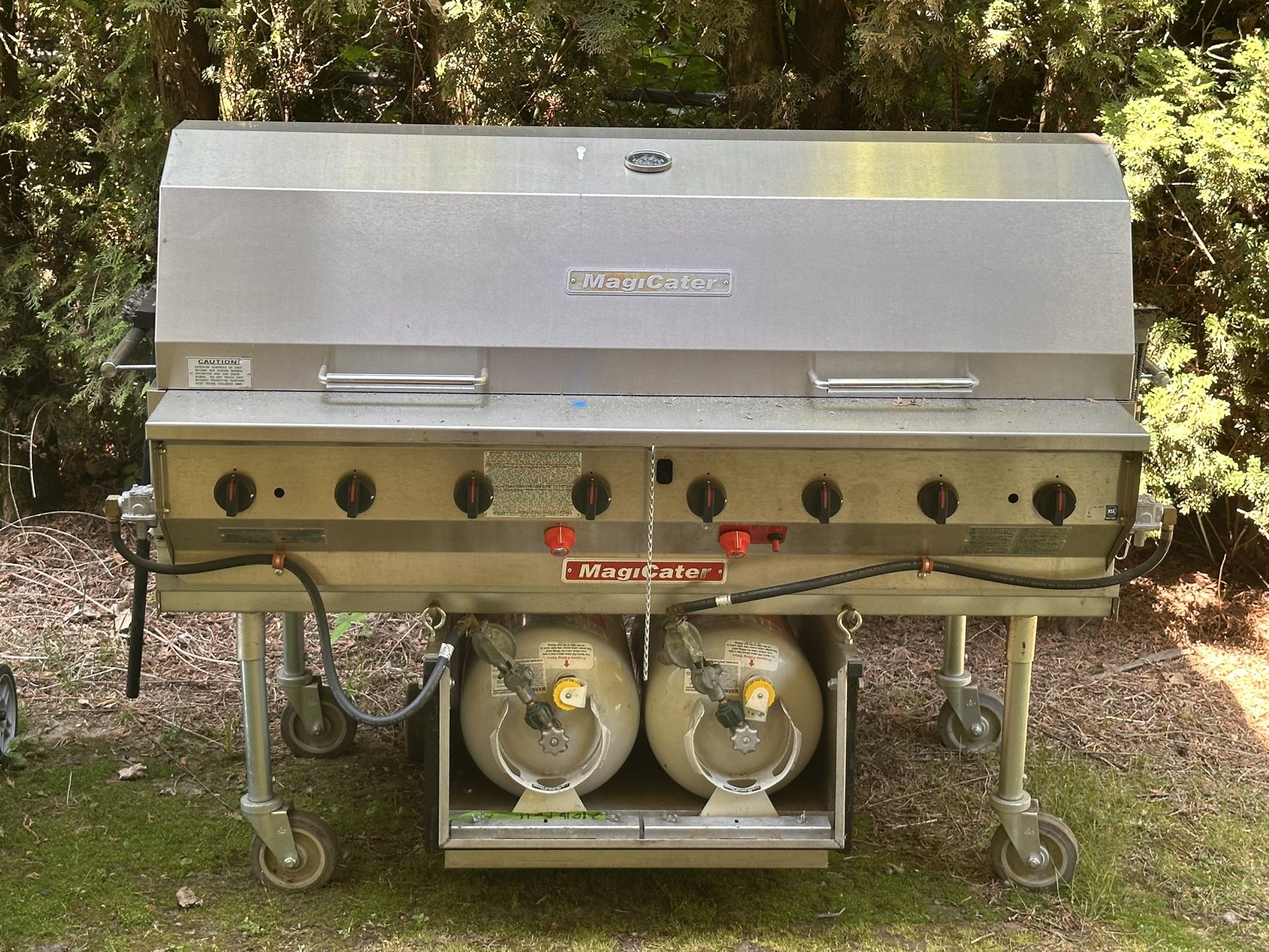 Magicater 8 Burner Propane Grill BBQ