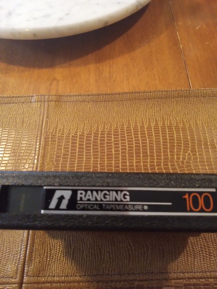 Ranging Optical Tape Measure 100 With Case And Instructions