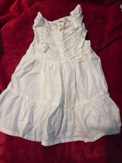 OshKosh Bigosh White dress size 12months