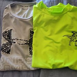 2 Swim Shirts Size 8 Good Condition 