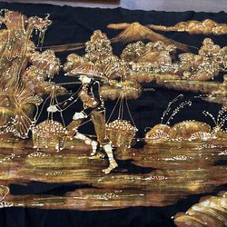 On Sale! Original Batik Fabric Panel