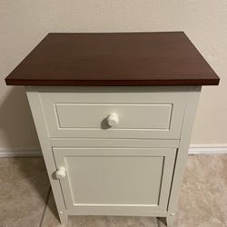 Walnut Colored Nightstand/end Table