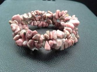 Handmade Coral Stone Bracelet