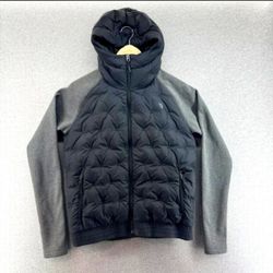 The North Face Jacket Black Mashup Down Quilted Puffer Hood Coat Women Small