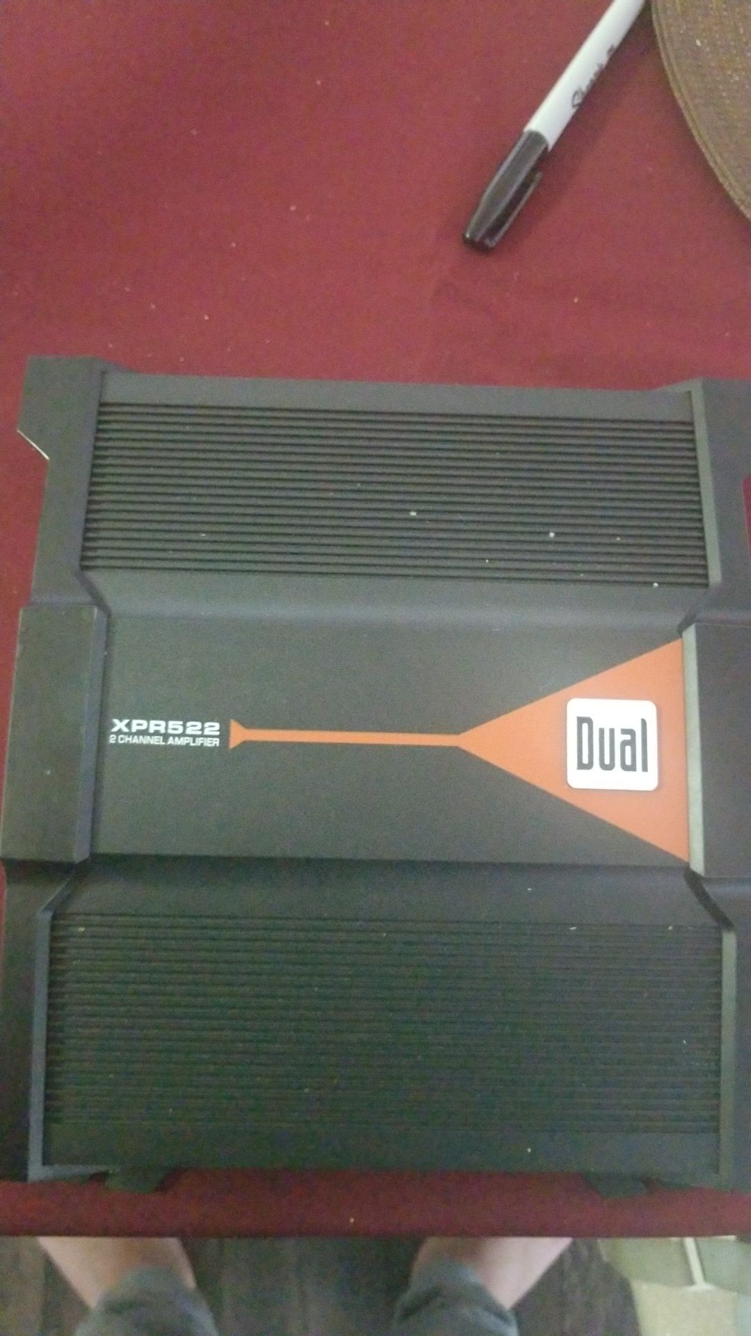 Dual xpr522 600watt amp.