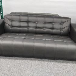 Black Upholstered Sofa