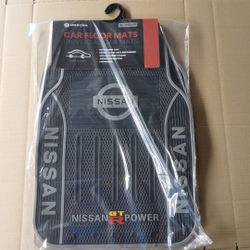 Nissan Gray Rubber Car Floor Mats 
