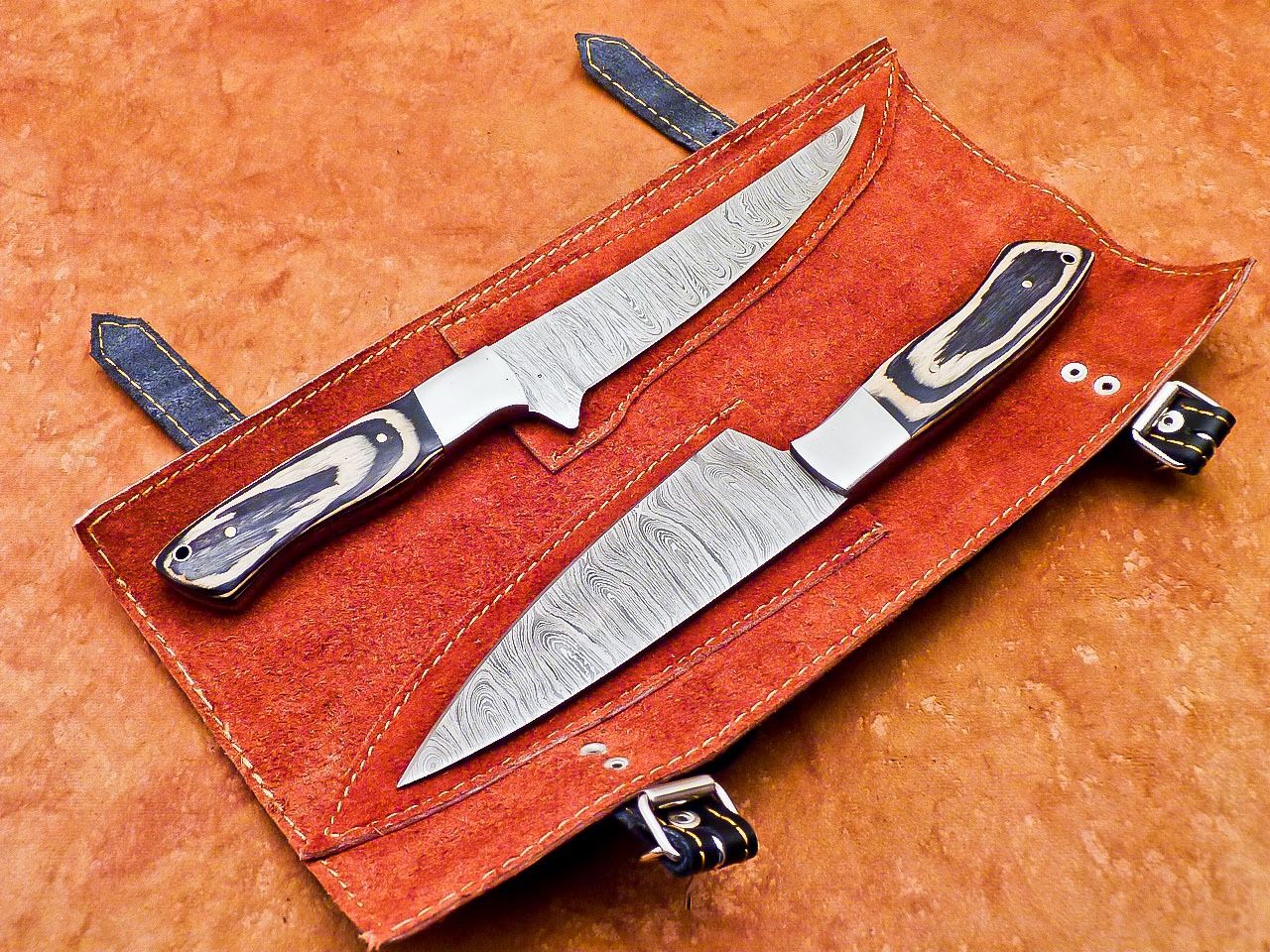 Handmade Damascus Steel Kitchen Knives