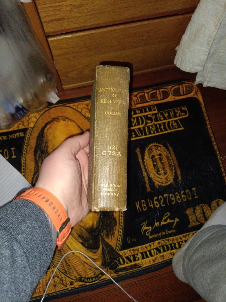 Anthology Of Irish Verse (Colum 821 C 72A) "1922"