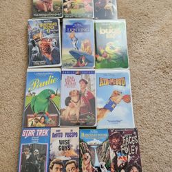 Various VHS Tapes 