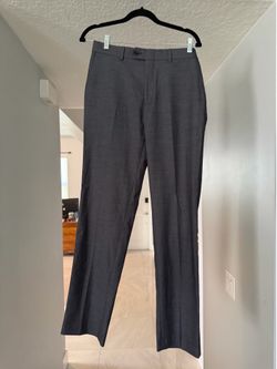 Men's dress pants dark grey and light grey