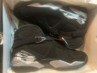 Air Jordan 8 Black Chrome Sneakers 11.5
