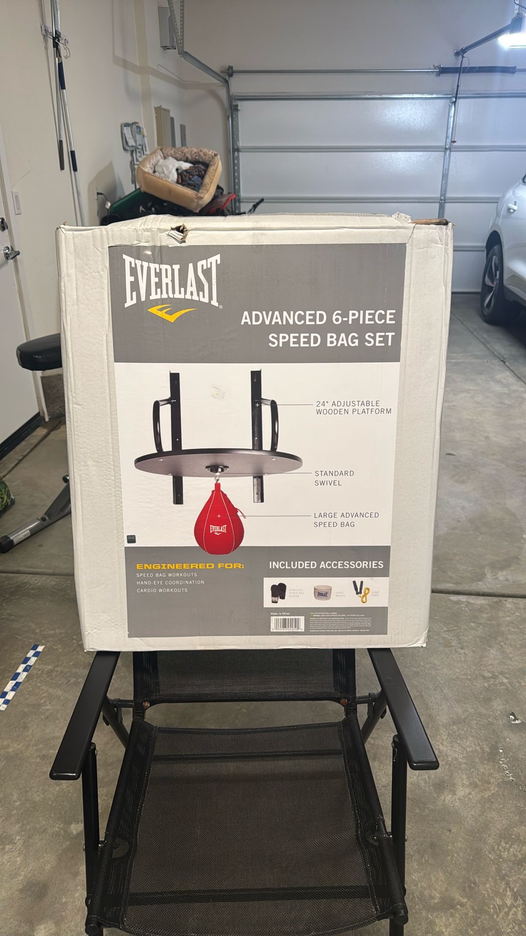 Everlast advanced six piece speed bag set