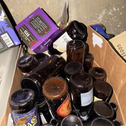 3 Boxes of Empty Craft Brew Bottles