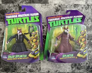TMNT Teenage Mutant Ninja Turtles Lot Of 2 Dojo Splinter Vintage 