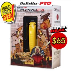 BabylissPro Lo-Pro FX Cordless Trimmer - Limited Edition Influencer Collection - Andy Authentic (FX726YI)