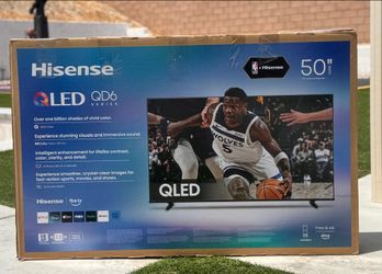 50” Hisense smart 4k Qled hdr tv