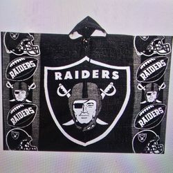 Inspired By Raiders Ponchos (Hand Made)
