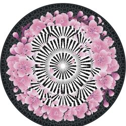 1000 Piece Round Jigsaw Puzzle Game for Adults and Kids - Romantic Cherry Blossom