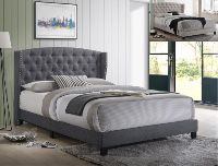 ***NEW QUEEN BED Frame Gray ****offer up price😱