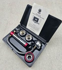 MATCO RPT100 COOLING SYSTEM PRESSURE TESTER KIT-COMPLETE RADIATOR PRESSURE AND RADIATOR CAP TESTER