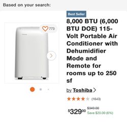 Portable Air Conditioner AC Unit. 