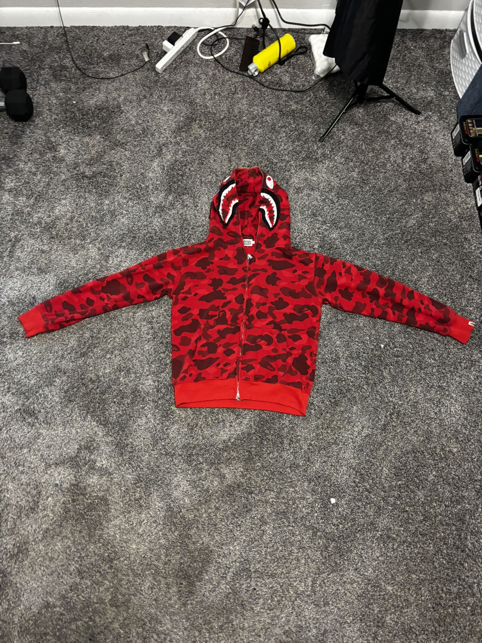 Red BAPE Hoodie