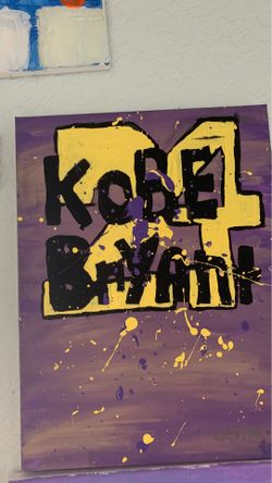 Kobe Bryant painting