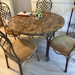 Dining Table And Ottoman 