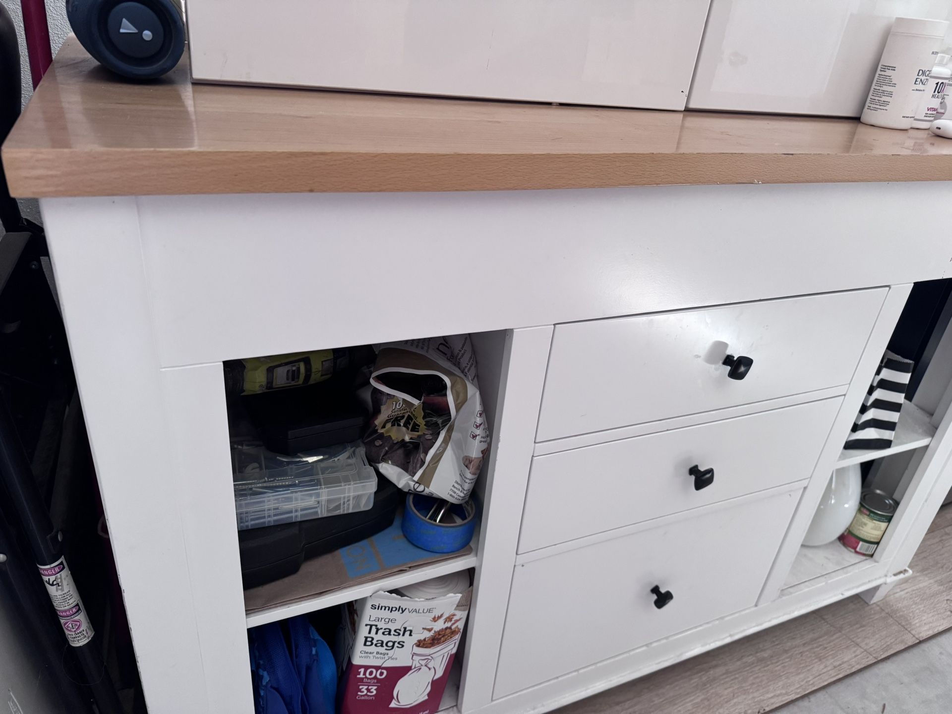 White Kitchen Island With Extension Breakfast table