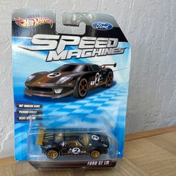 2009 Hot Wheels Speed Machines Ford GT LM Black #2